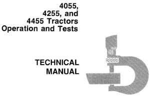 John Deere 4055, 4255, 4455 Tractors Operation and Test