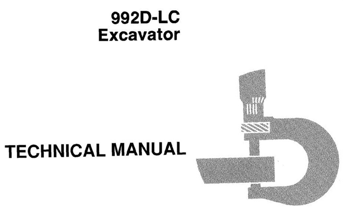 John Deere 992D-LC Excavator Technical Manual