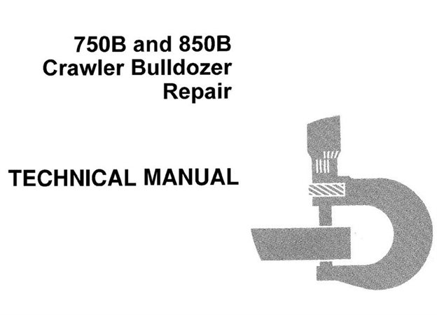 John Deere 750B & 850B Crawler Bulldozer Repair Technical Manual