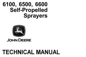 John Deere 6100, 6500, 6600 Self-Propelled Sprayers