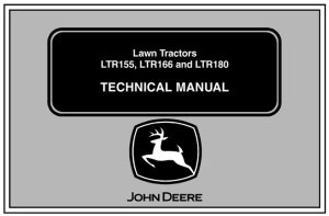 John Deere LTR155, LTR166, LTR180 Lawn Tractors