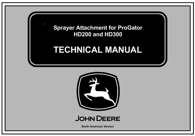 John Deere HD200 & HD300 Sprayer Attachment for ProGator