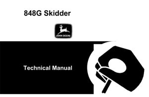 John Deere 848G Skidder Technical Manual