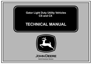 John Deere CS & CX Gator Light Duty Utility Vehicles