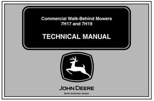 John Deere 7H17 & 7H19 Commercial Walk-Behind Mowers