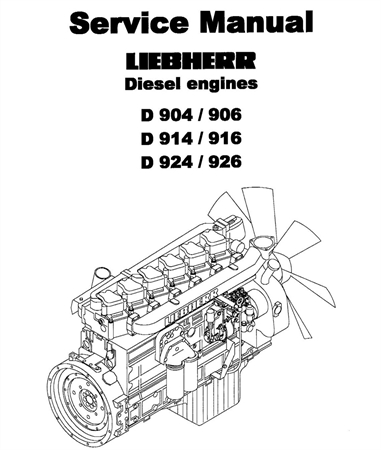 Liebherr D904, D906, D914, D916, D924, D926 Diesel Engines