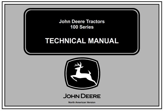 John Deere 100 Series Tractors Technical Manual