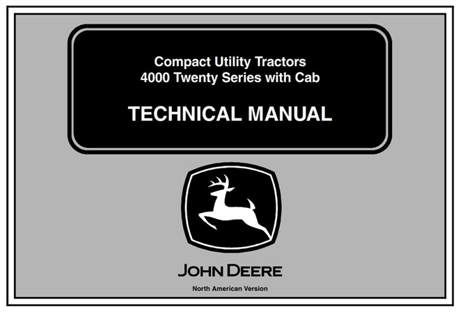 John Deere 4000 Twenty Series with Cab Compact Utility Tractors