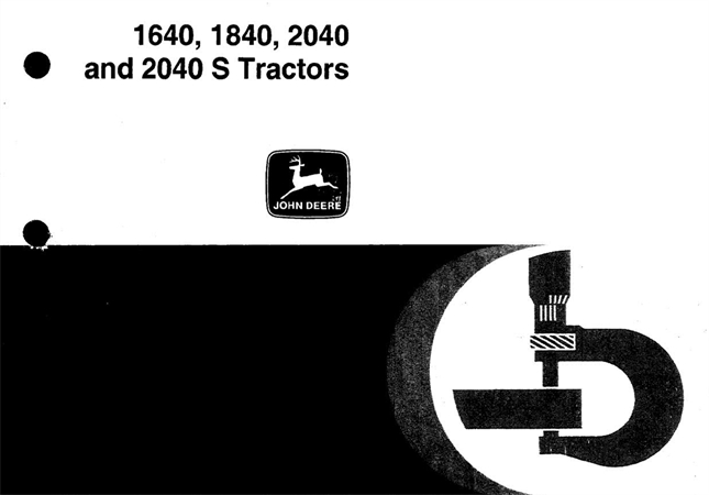 John Deere 1640, 1840, 2040, 2040S Tractors