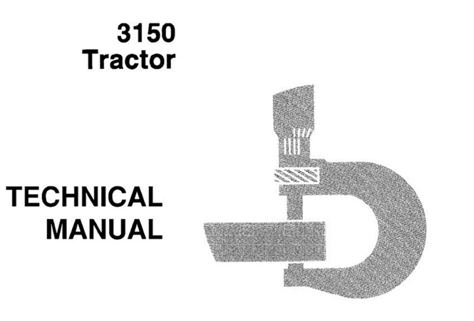 John Deere 3150 Tractor Technical Manual