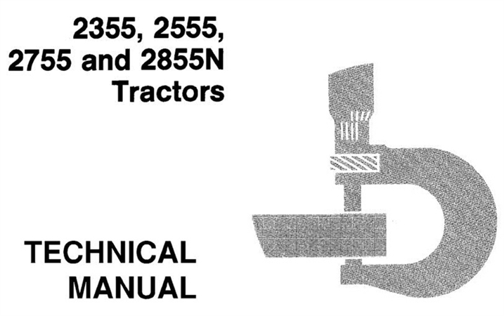 John Deere 2355, 2555, 2755, 2855N Tractors Technical Manual