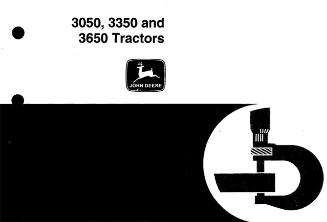 John Deere 3050, 3350, 3650 Tractors Technical Manual