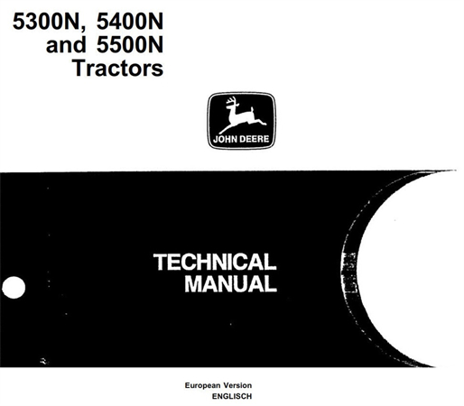 John Deere 5300N, 5400N, 5500N Tractors Technical Manual