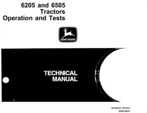 John Deere 6205 & 6505 Tractors Operation and Tests