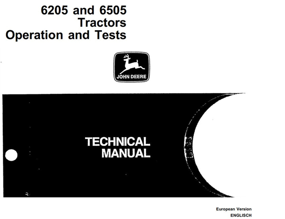 John Deere 6205 & 6505 Tractors Operation and Tests