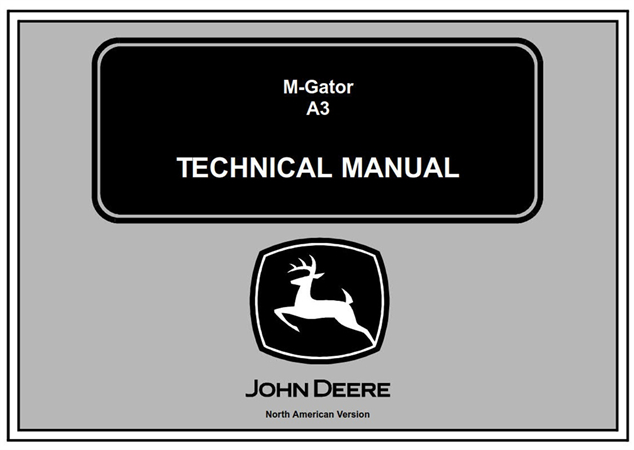 John Deere A3 M-Gator Technical Manual