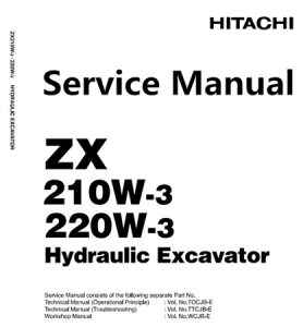 Hitachi ZAXIS 210W-3 & ZAXIS 220W-3 Wheeled Excavator