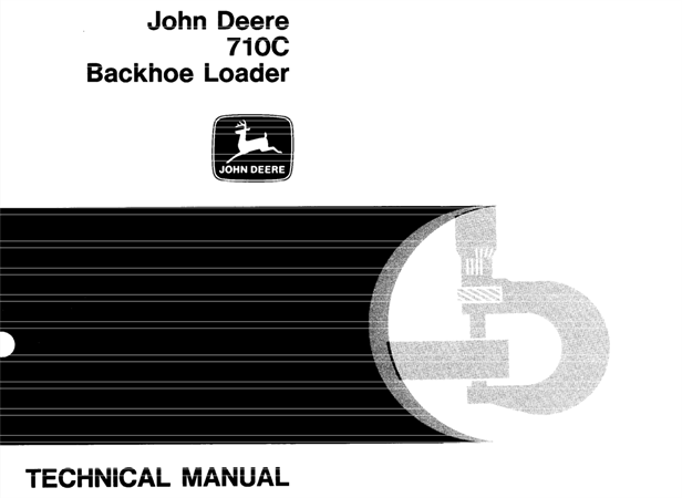 John Deere 710C Backhoe Loader Repair, Operation and Tests