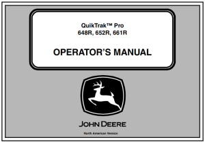 John Deere QuikTrak Pro (648R, 652R, 661R)