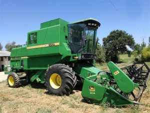 John Deere 1170 Combine and 314, 316 Cutting Platforms