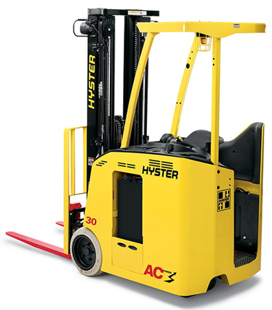 Hyster E30HSD3, E35HSD3, E40HSD3 (C219) 3-Wheel Electric Forklifts