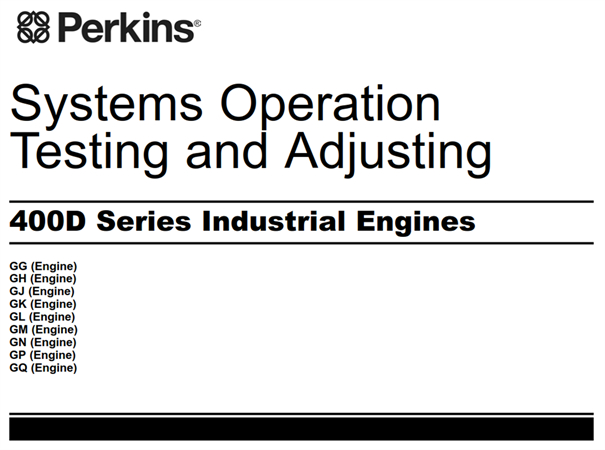 Perkins 400D Series Industrial Engines Systems