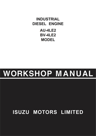 Isuzu Industrial Diesel Engine AU-4LE2, BV-4LE2 Models