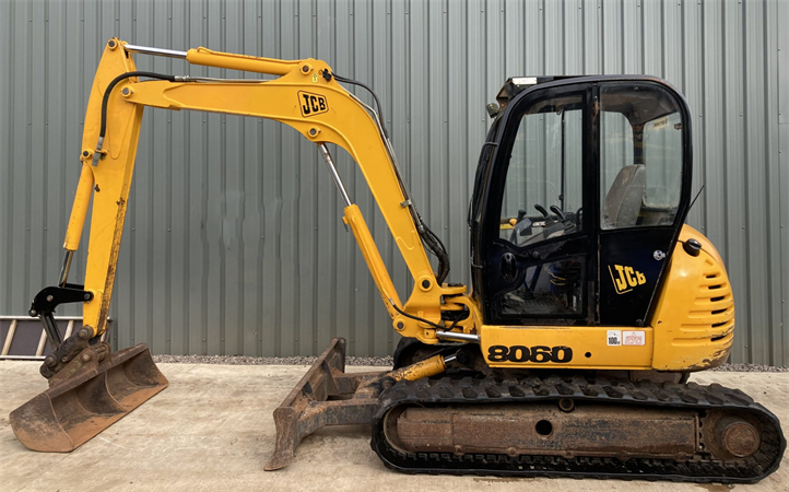 JCB 8052, 8060 Midi Excavator Service Repair Manual