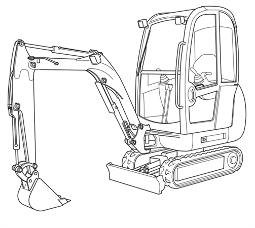 JCB 8014, 8016, 8018 Mini Excavator Service Repair Manual