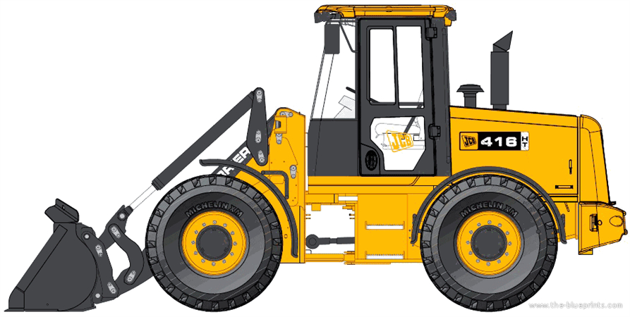 JCB 411 & 416 Wheeled Loading Shovel Service Repair Manual