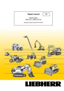 Liebherr D9512 A7 / D9512 A7-00 Diesel Engine Service Repair Manual