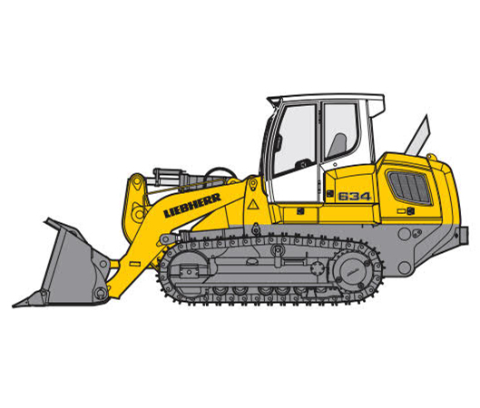 Liebherr LR624 / LR634 Series 4 Litronic Crawler Loaders