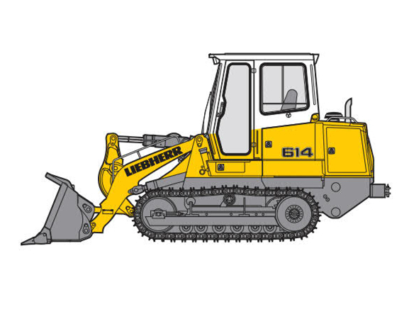 Liebherr LR614 Series 4 Litronic Crawler Loader Service Repair Manual