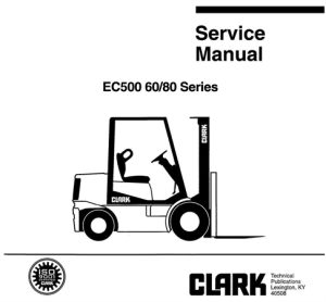 Clark EC500-60, EC500-70, EC500-80 Forklift Trucks