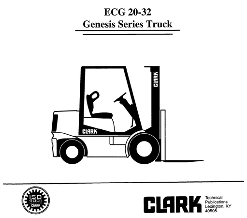 Clark ECG 20, ECG 25, ECG 30, ECG 32 Genesis Series Truck