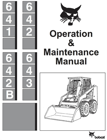 Bobcat 641, 642, 642B, 643 Skid Steer Loader