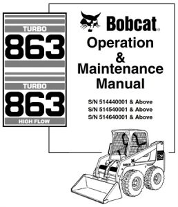 Bobcat Turbo 863, Turbo 863 High Flow Skid Steer Loader