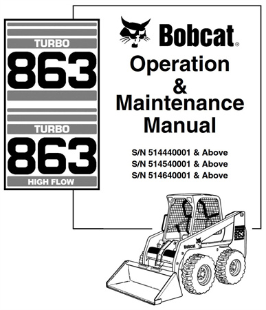 Bobcat Turbo 863, Turbo 863 High Flow Skid Steer Loader