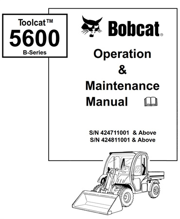 Bobcat Toolcat 5600 Utility Work Machine (B-Series)