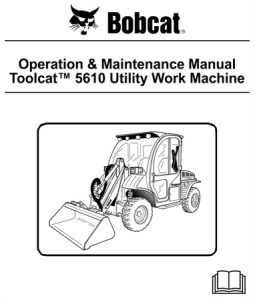 Bobcat Toolcat 5610 Utility Work Machine