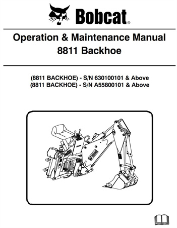 Bobcat 8811 Backhoe Operation & Maintenance Manual