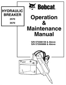 Bobcat 2570 & 3570 HYDRAULIC BREAKER