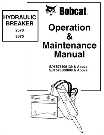 Bobcat 2570 & 3570 HYDRAULIC BREAKER