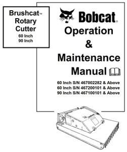 Bobcat Brushcat Rotary Cutter 60 Inch, 90 Inch