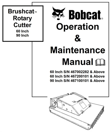 Bobcat Brushcat Rotary Cutter 60 Inch, 90 Inch