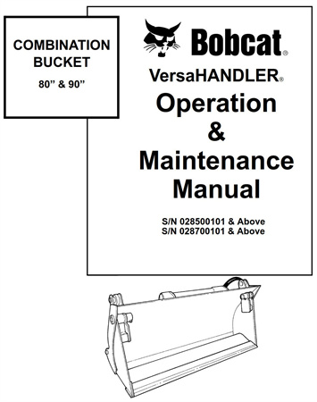 Bobcat VersaHANDLER COMBINATION BUCKET 80” & 90”