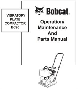 Bobcat VIBRATORY PLATE COMPACTOR BC90