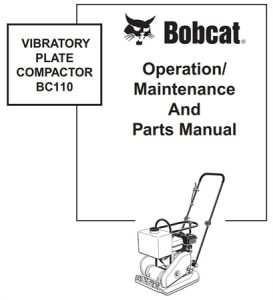 Bobcat VIBRATORY PLATE COMPACTOR BC110