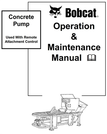 Bobcat Concrete Pump (Used With Remote Attachment Control)