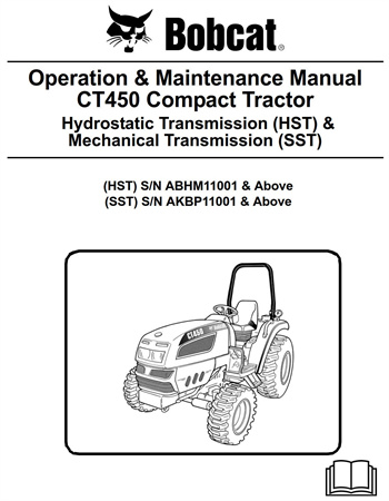 Bobcat CT450 Compact Tractor Operation & Maintenance Manual